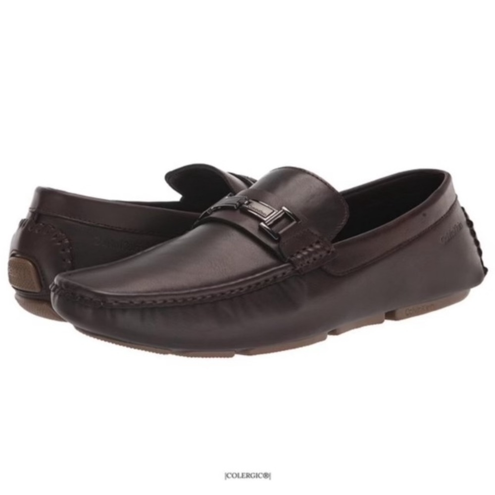 🆕 | Mangus Bit | Mens Leather Driver | Calvin Klein | Size 10.5